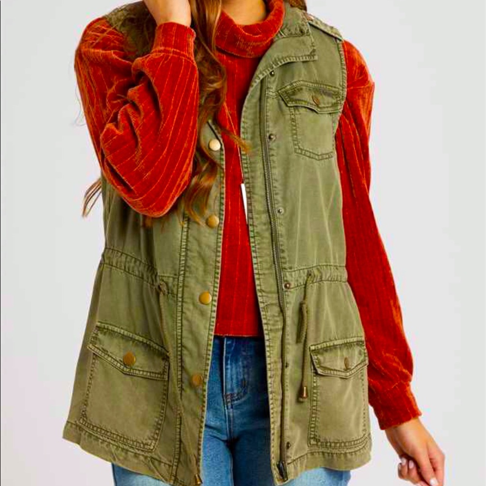 Army Green Stylish Vest